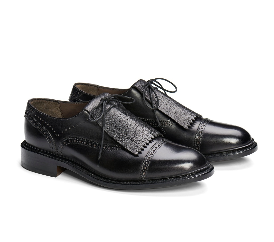 Chaussures Wingtip Brogue - Madeleine Anil Noir Shadow - Grain Noir Shadow Chaussures Wingtip Brogue - Madeleine Anil Noir Shadow - Grain Noir Shadow